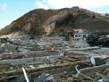 Onagawa: Von der Innenstadt sind nur wenige Reste geblieben. (C) Hidefumi Suzuki