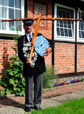 Der amtierende Flora-König 2011/2012