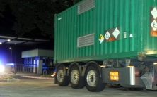 Atommüll, LKW, Toranlage Helmholtz-Zentrum Krümmel