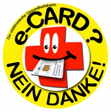 Logo "e-Card? Nein danke!"