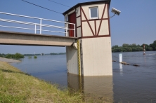 Pegelhäuschen Altengamme, 11. Juni 2013