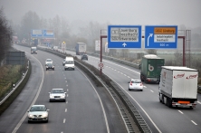 A25, Autobahnende vor Geesthacht