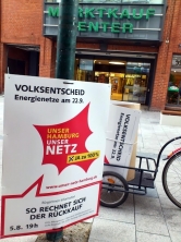 Plakat Unser Hamburg unser Netz - Foto: J.Bruns