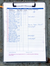 Pflanzliste der Streuobstallee in der Ohe.