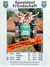 Theaterplakat Speeldeel Fründschaft Altengamme für »Landeier« (2012)