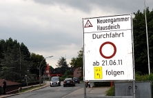 Umleitung in Neuengamme